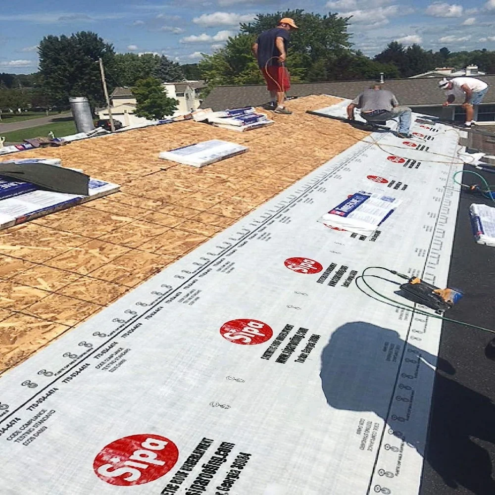 Waterproof 4 Ft. X 250 Ft. Synthetic Roofing Underlayment Nonwoven Techniques manufacture