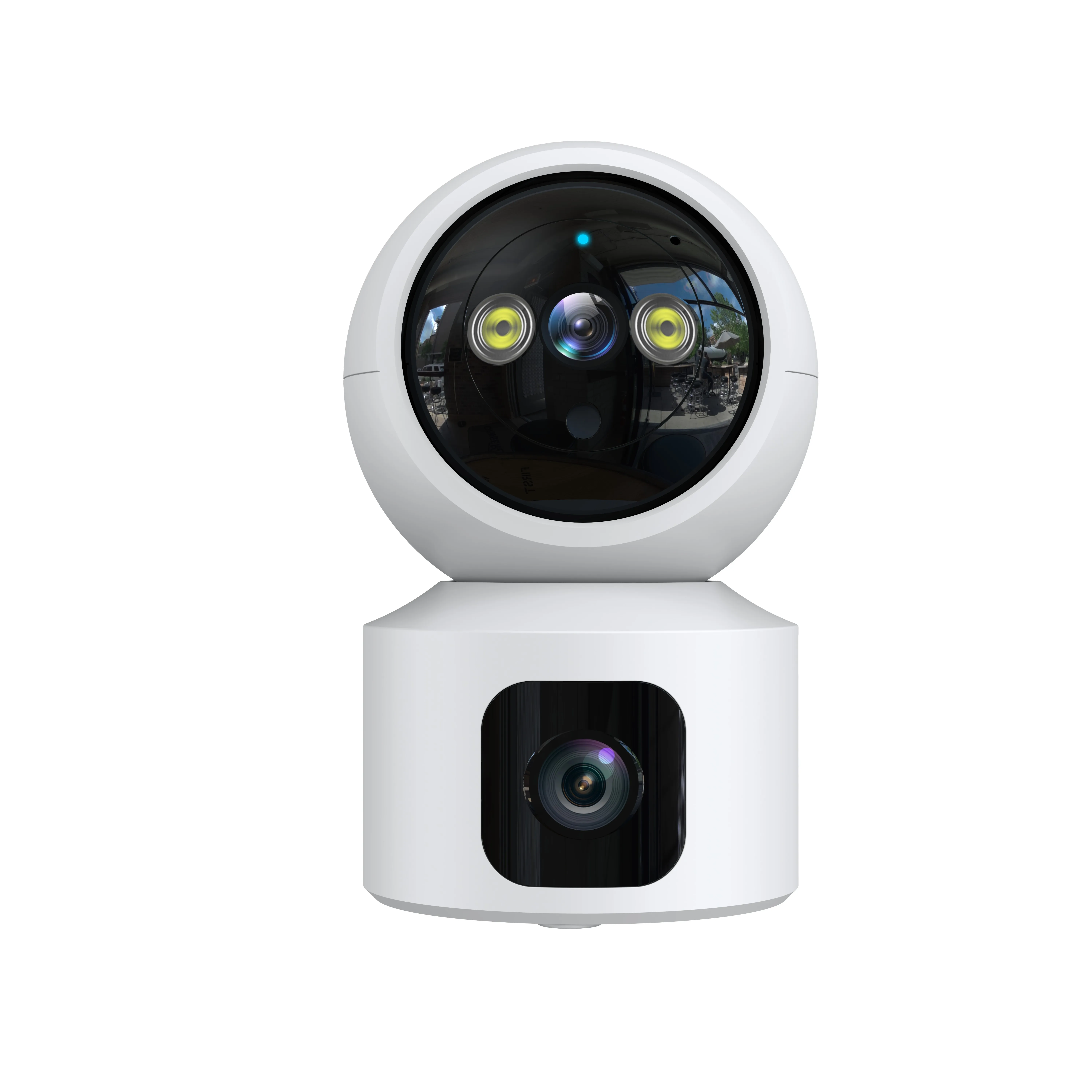 2023 NEW 6MP Wireless Dual Lens Baby Monitor Mini camera mini Baby 3mp Indoor Auto Tracking 3MP Wifi Dual Lens Baby camera