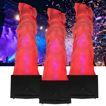 Factory Direct 100W Silk Cloth Fake Flame Machine Professional 36 Pcs LED Fire Light for Concert Club Wedding Event