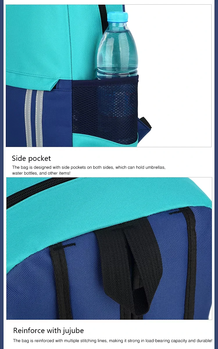 Custom logo oxford fashion casual sports backpack for primary school kids zipper closure waterproof nylon lining unisex Custom logo oxford fashion casual sports backpack for primary school kids zipper closure waterproof nylon lining unisex