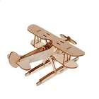Diy Toy Puzzle DIY Vehicle Toy Plane Puzzle Wood Puzzle