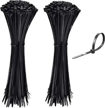 3.6*200 Self-Locking Multicolor Nylon Cable Tie Strong Standard Plastic Zip Ties Wraps Self-Locking Nylon Soft Cable Tie