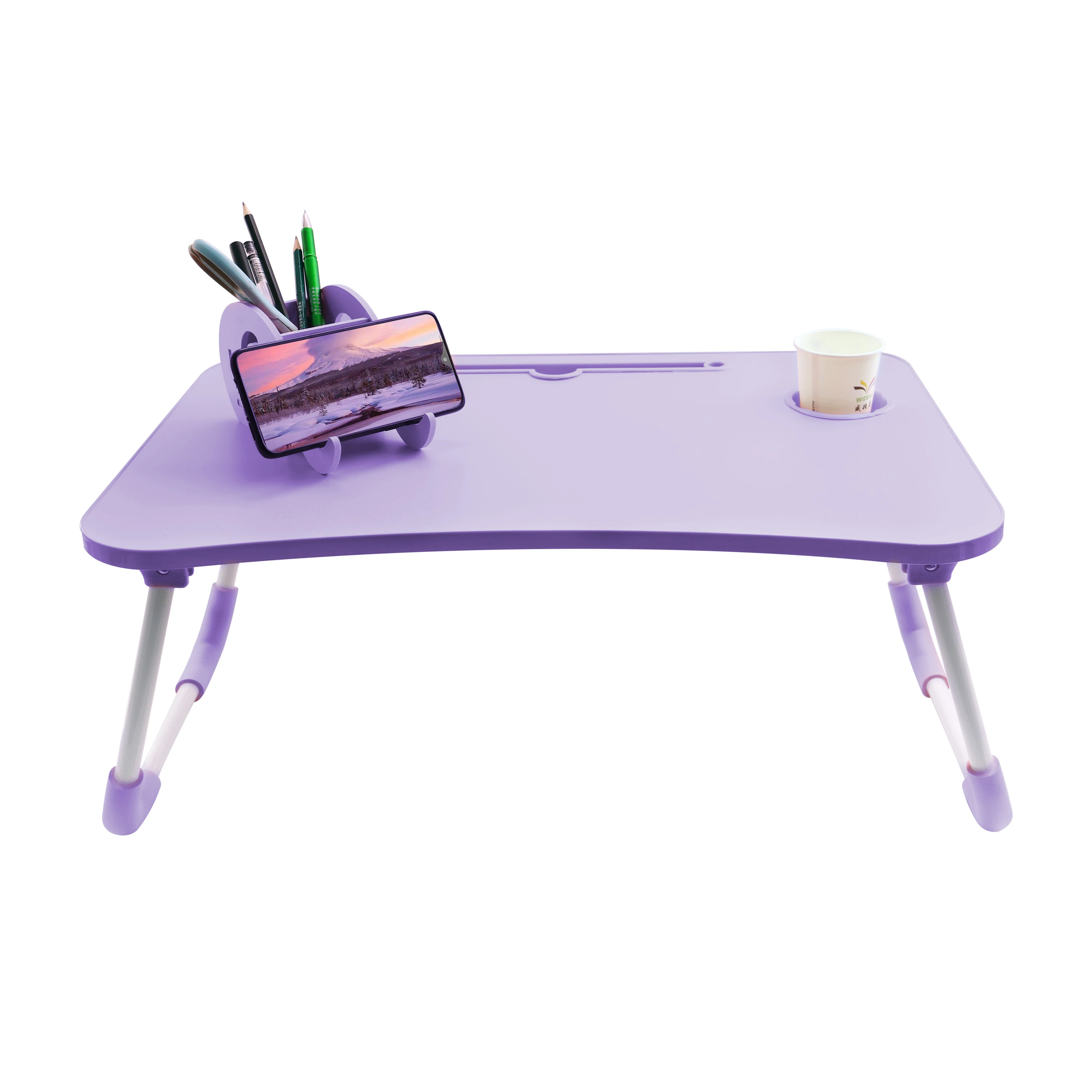 purple laptop desk