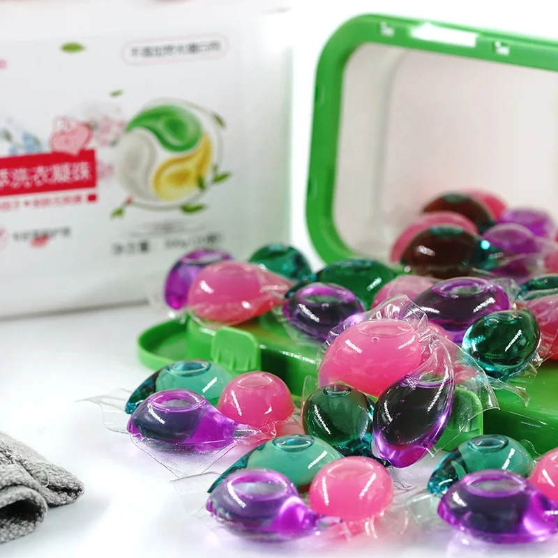 Wholesale factory super concentrated 3 in 1 HE laundry detergent pods with anti fungal function