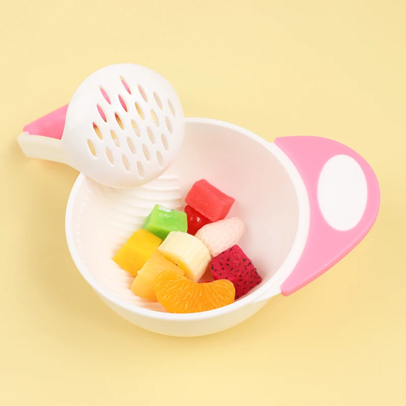 Wellfine Wholesale BPA Free Silicone Baby Food Masher Bowl Mash And Serve Bowl for Making Homemade