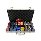 Custom Poker Factory Outlet High Quality Accept Customized Clay Custom Poker Chip Set For Casino
