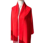 Womens Scarf Women Womens Soft Cashmere Long Scarf Pashmina Shawls Pure Color Women Scarves Cashmere