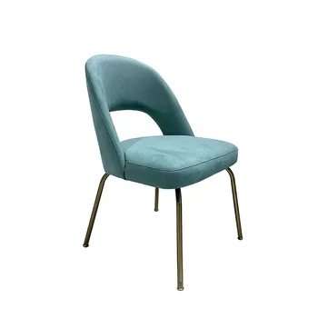 Luxury Design Modern High Quality Home Restaurant Velvet Leather Dining Chair