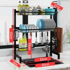 Dish Stand Holder Rack Black Over The Sink Dish Holder Drying Drainer Dryer Stand Sink Metal Dish Rack