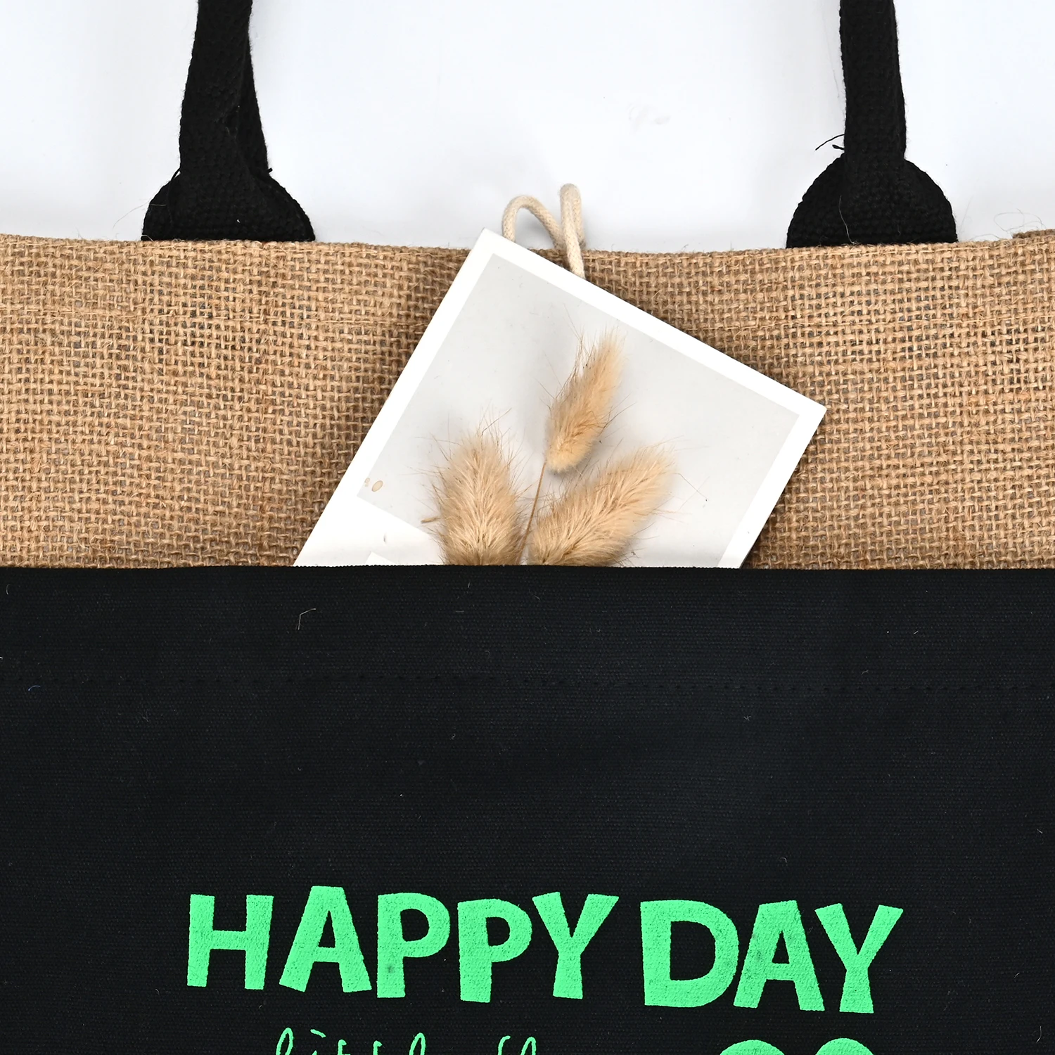 Customized Large Capacity Jute Beach Tote Bag with Rope Handle Outer Pocket Beach Travel Pouch Burlap Burlap Style supplier