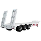Excavator Low Bed Trailer Low Loader 3 Axle 60/70/80 Tons Lowbed Truck Semi Trailer For Sale