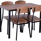 Table 4 2021 Hot Sale Dinning Table Set Dining Room Furniture With 4 Chairs
