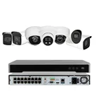 Hik Oem Vision 2mp 4mp 5mp 8MP 4K Hikvesion Kit Poe 4ch 8ch 16ch NVR Camera Kit POE Video IP CCTV Security Surveillance System