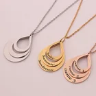 Name New DIY Valentine's Day Necklace Stainless Steel Personal Custom Made Necklace Name Pendent Necklace