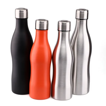 Wholesale  Cola bottle  Stainless Steel water Bottle single wall cup