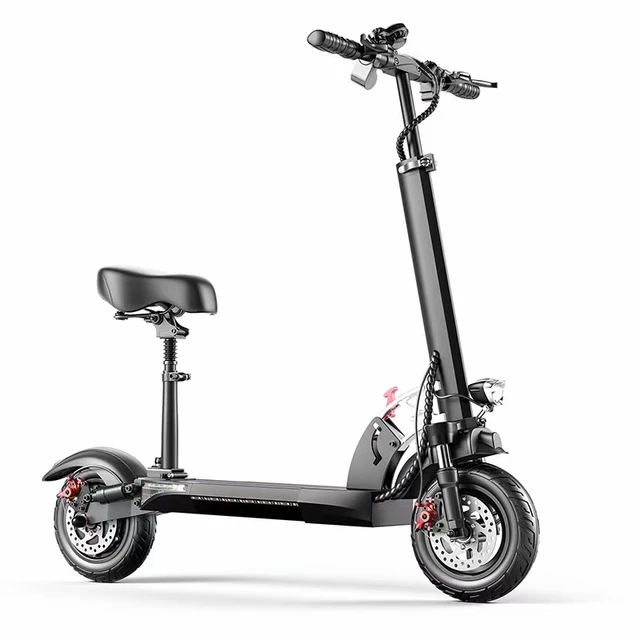 Germany USA UK Warehouse 48v 15ah foldable e scooter double suspension 10inch electric scooter 800w with seat