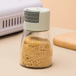 CX411 Kitchen Condiment Seasoning Bottle Nordic Grass Spice Jar Pressed Salt and Pepper Shakers