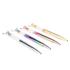 Pen KD964006 Hot Sale Gift Deer Head Liquid Foil Fancy Metal Ballpoint Pen For Girls