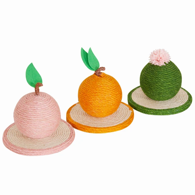 Manufacturer's newly designed environmental friendly sisal cat ball toy cat scratch toy furniture