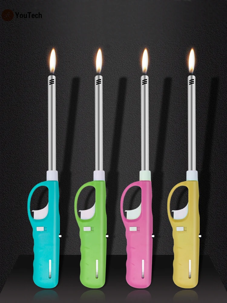 Kitchen Candle Lighter Metal Abs Butane Gas Stove Fireplace Pilot