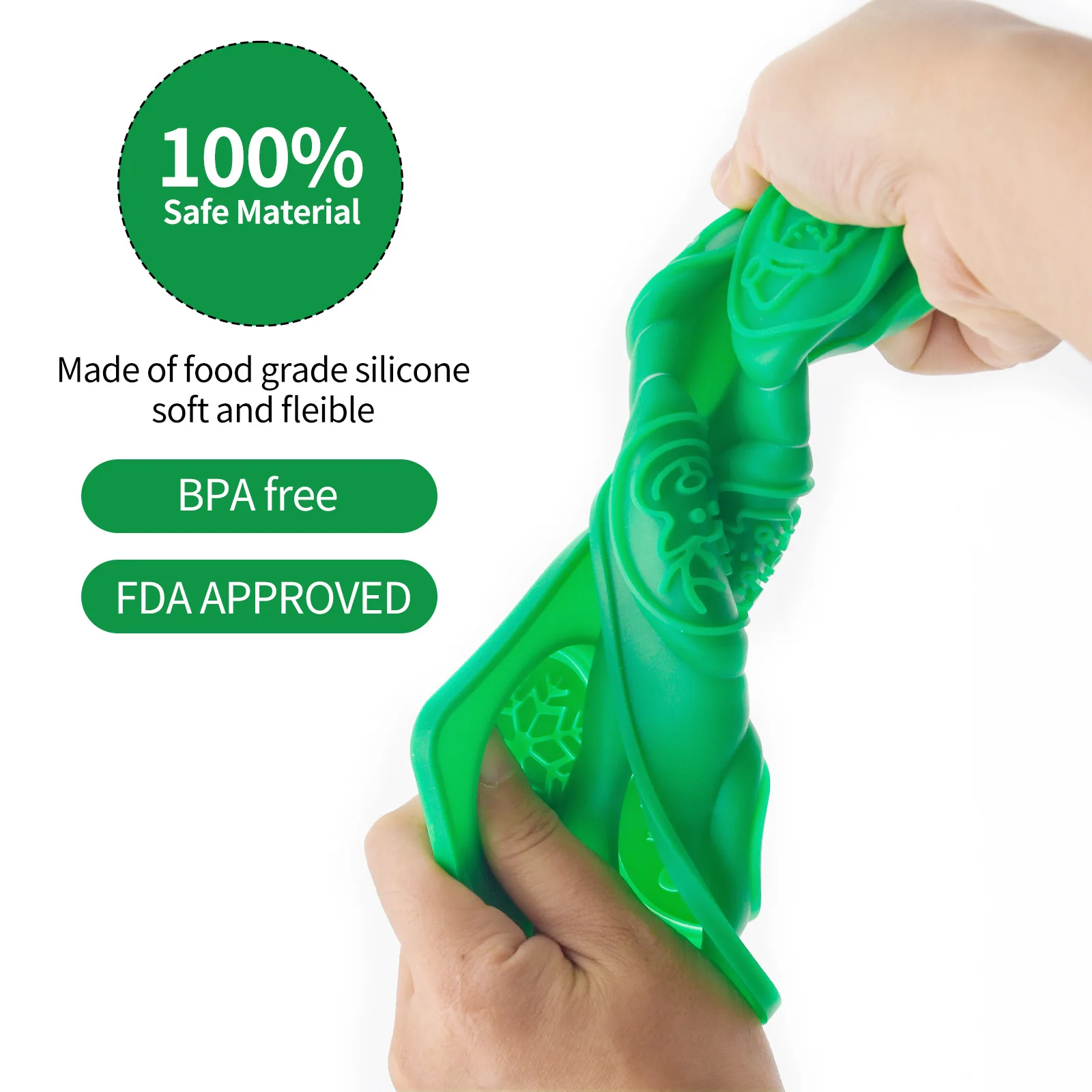 Christmas Silicone Baking Mold, Food-Grade Snowflake Deer Pattern Mould,DIY Cookie Chocolate Oven Baking Tool factory