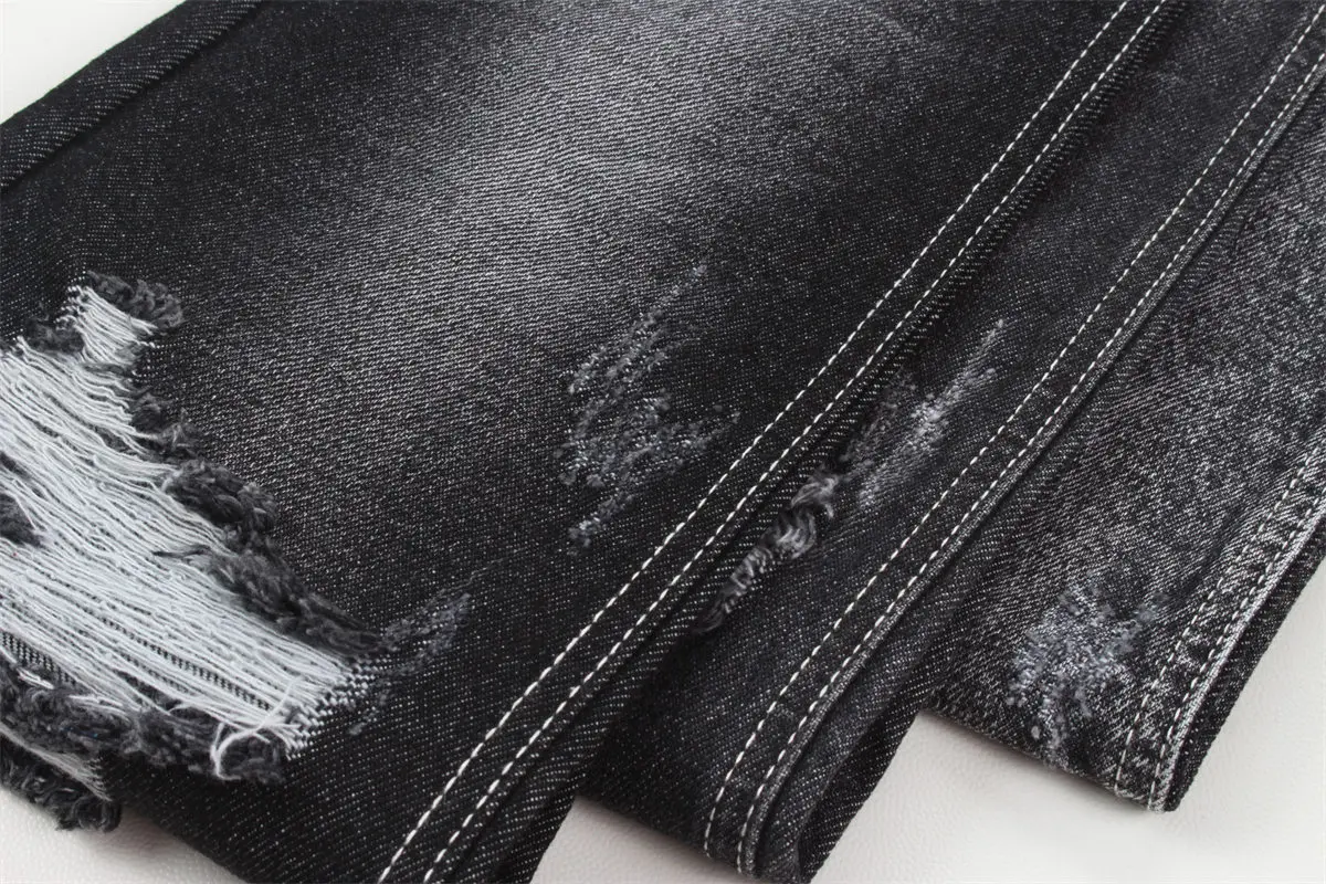 180 cm Wide Shrink-Resistant Yarn Dyed 100% Cotton Denim Fabric for Jeans