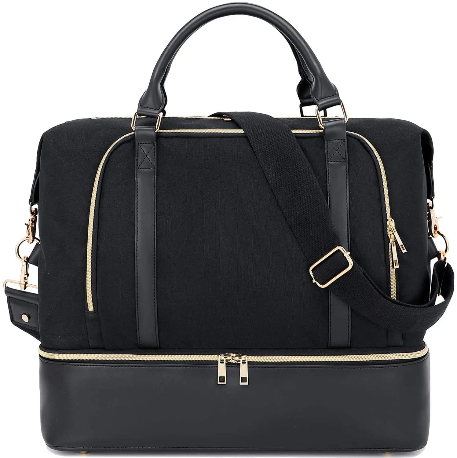 weekender bolsa with bottom shoe compartment
