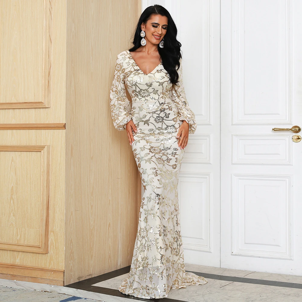 Prom Sexy - Floral Backless Zipper Long Sleeve Sequins Prom Sexy Club Dress Porn  Evening Maxi Dress - Buy Sexy Club Dress Porn Evening Maxi Dress,Evening  Dress Prom Long Sleeve Sequin Dress,Elegant Women Fashion Dress