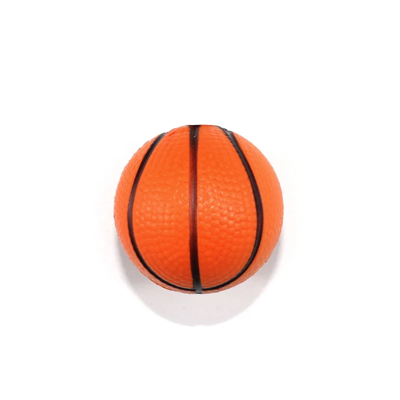 Wholesale 4cm Foam PU Basketball Stress Toys cake decoration accessories Party Favors Funny Education basketball Toys ]