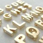Charm Jewelry EManco Minimalist Charm Jewelry Classic Initial Letter Pendant DIY Accessories