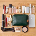 Oil Pouch Custom Leather Travel Essential Oil Storage Pouch Essential Oil Carrying Case