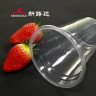Tea Cup 14oz High Clear Pp Plastik Plastic Boba Milk Tea Water Drink Bubble Tea Cup