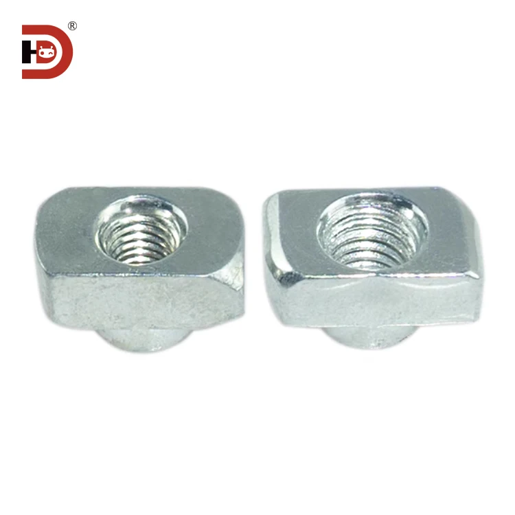 Aluminum Profile Special T-shaped Nut T-shaped Slider T-shaped Block 30-40 M4-M5-M6 Hammer Boat Shaped Carbon Steel factory