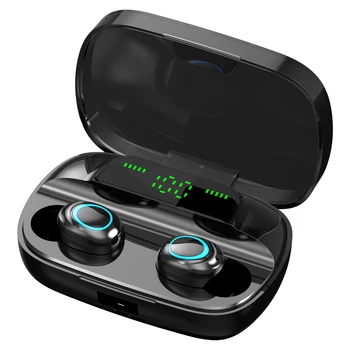 Mini Ture Wireless TWS Mobile Phone Bluetooth 5.0 Earphone Support Wireless Charging Earbuds