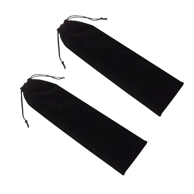 customized flannel bag jewelry drawstring gift velvet bag long