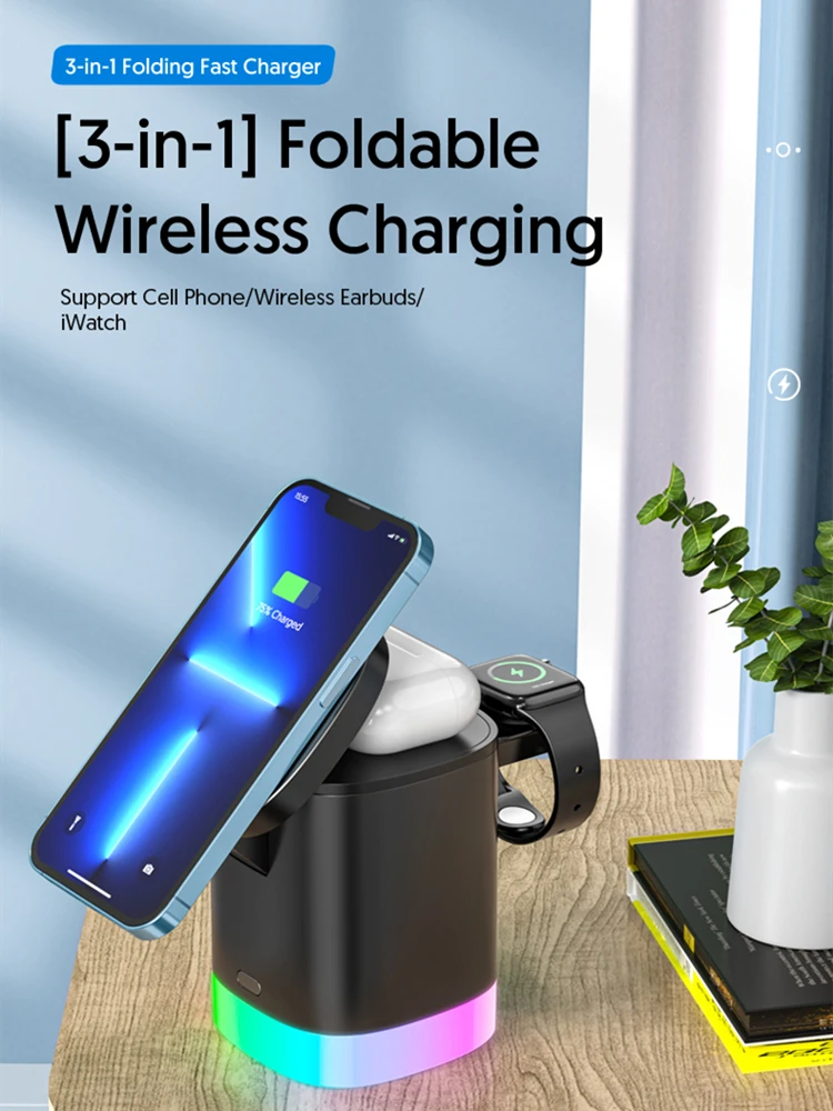 4 in 1 wireless charger for iphone