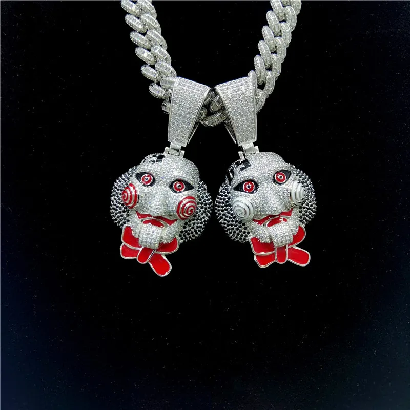 Iced Out 69 Jigsaw Killer Pendant Clown 