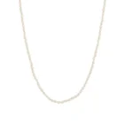 Silver Necklace Necklacessilver Gemnel Latest Trends 925 Silver Natural Seed Choker Freshwater Pearl Necklace