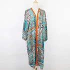 Ladies Long 2020 Hot Sale Ladies Elegant Custom Stoles Shawls Beach Women Summer Printed Long Cardigan Beach