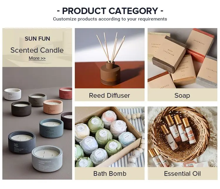 Scented Candles In Bulk Creative Design Rose Oils Make Private Label