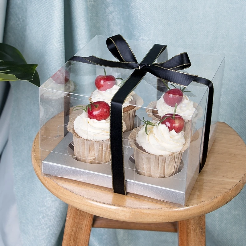 Clear Cupcake Box (4 Portions) ubicaciondepersonas.cdmx.gob.mx