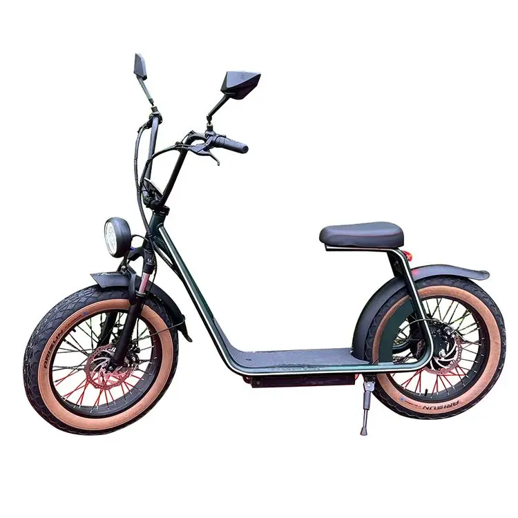 Inch Fat Tire Electric Scooter For Adults W Km H High Speed