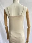 Tops Tank Ladies 2021 China New Design Fashion Sleeveless Lace Crop Tops Pu Leather Tank Tops Summer Ladies Vest