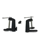 Clip Aluminum Alloy Adjustable Mount Stand Metal Swing Arm Clip Holder Aluminum Alloy Table Light Clamp Fixed Clip