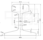 Rail Rails Q235 Rail China Rail Track GB 12KG Light Steel Rails With Q235/55Q Material High Quality