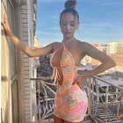 Dress Customized Skinny Sexy Deep V-Neck Backless Seductive Ultra-Thin Women'S Dress