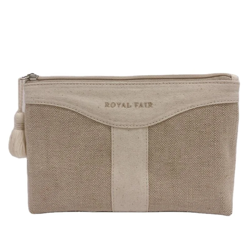 Organic Hemp Makeup Bag Women Toiletry 