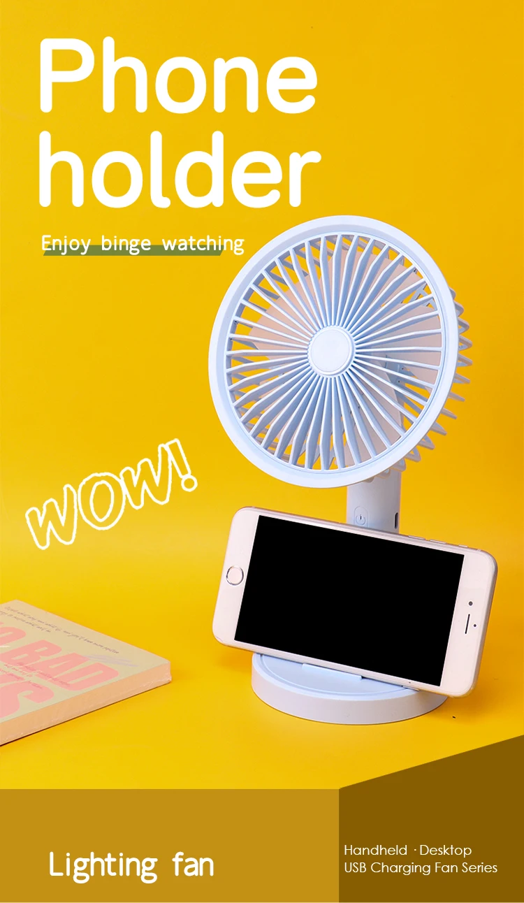 Portable Rechargeable Mini Fan, DD8007, USB - detail 18
