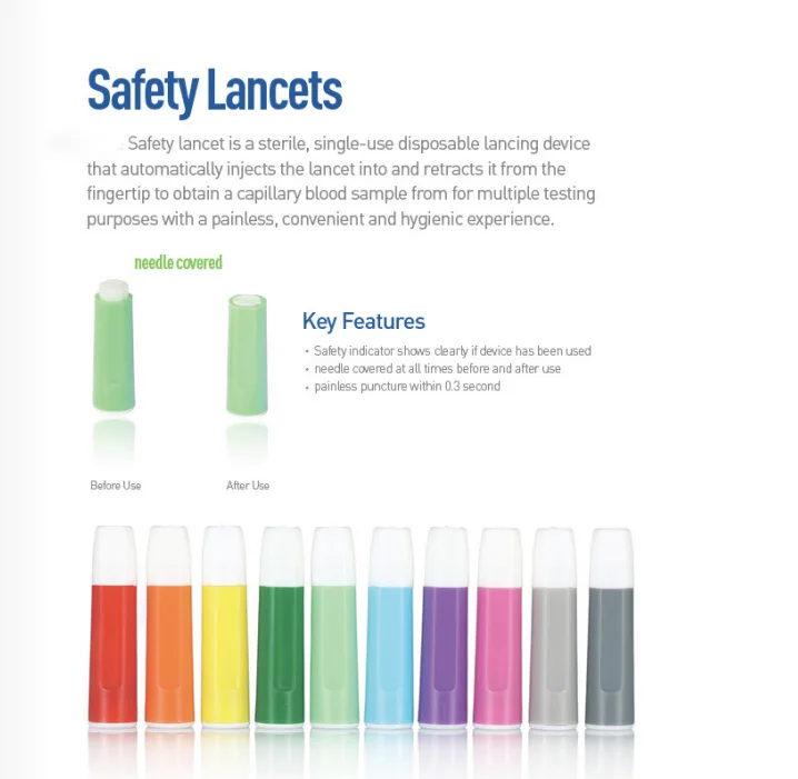 product disposable retractable safety blood lancet-91