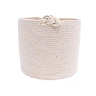 Basket Cotton Nursery Basket 2020 Trend To Hot Sale Xxl Large Cotton Rope Laundry Basket For Nursery